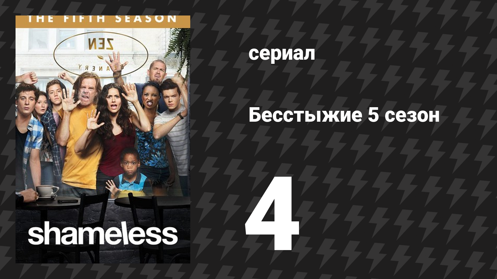 Бесстыжие 5 сезон 4 серия «Незабываемая ночь... Стоп, что?» (сериал, 2015)