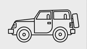 Как нарисовать ДЖИП