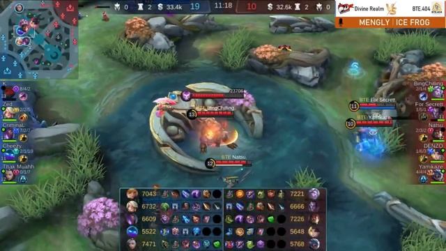 Game3 Divine Realm vs BTE.404 By Mengly x Ice frog | OskaTV x Morgan | Mobile Legends Khmer