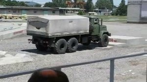 КрАЗ-6322 и КрАЗ-5233 Полигон КрАЗ Кременчуг, Украина