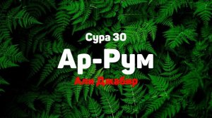 Сура 30 Ар-Рум - Али Джабир