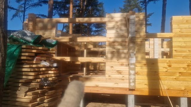 Обработка маслом дома из бруса. смотреть онлайн