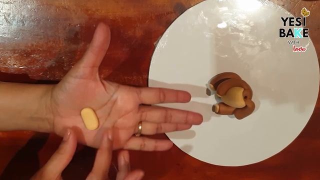 How to make a fondant teddy bear /cake topper/teddy bear/easy tutorials
