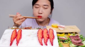 연어 그라브락스(ft.문어 초회) 리얼사운드 먹방 ASMR GRAVLAX SALMON,SEASONED OCTOPUS MUKBANG EATING SOUNDS | NAJIN