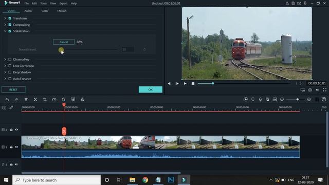 How To Stabilize Shaky Footage In Filmora 9 | Video Stabilization | Shaky Video | Filmora9 Tutorial смотреть онлайн