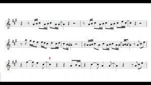 Stay with me sax alto partitura