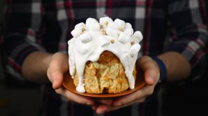 ВОЗДУШНЫЙ ВЛАЖНЫЙ КУЛИЧ с НОВОЙ начинкой. Я такую еще не делал! Так Вкусно! 2023