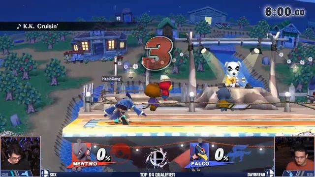 Smash'N'Splash 4 Top 64 Qualifier - SDX (Mewtwo) vs Daybreak (Cloud) смотреть онлайн