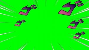 Expanded Ayayayay AWAKEN Green Screen JoJo´s Bizarre Adventure fond vert