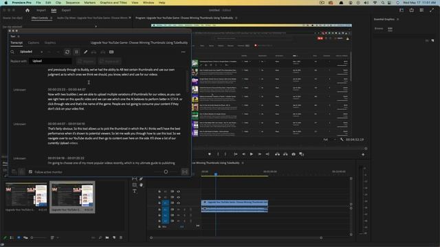 How To Transcribe Your Videos In Premiere Pro