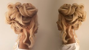 Лёгкая Прическа с Гофре и Локонами | Пошаговый Урок