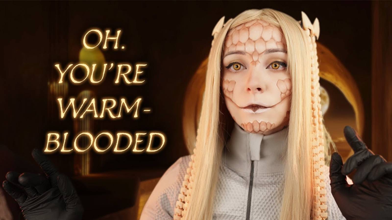 [AnnAnn ASMR] Desert Planet Spa // reptiloids, skincare, personal attention