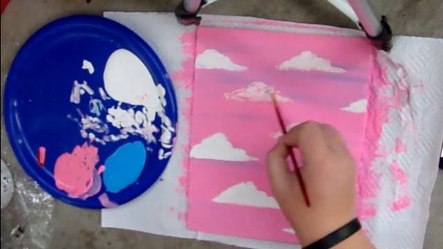 Pink Cloud Painting | Aesthetic смотреть онлайн