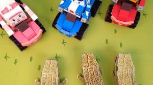A great clash with an alligators! | Paper POLI [PETOZ] | Robocar Poli Special