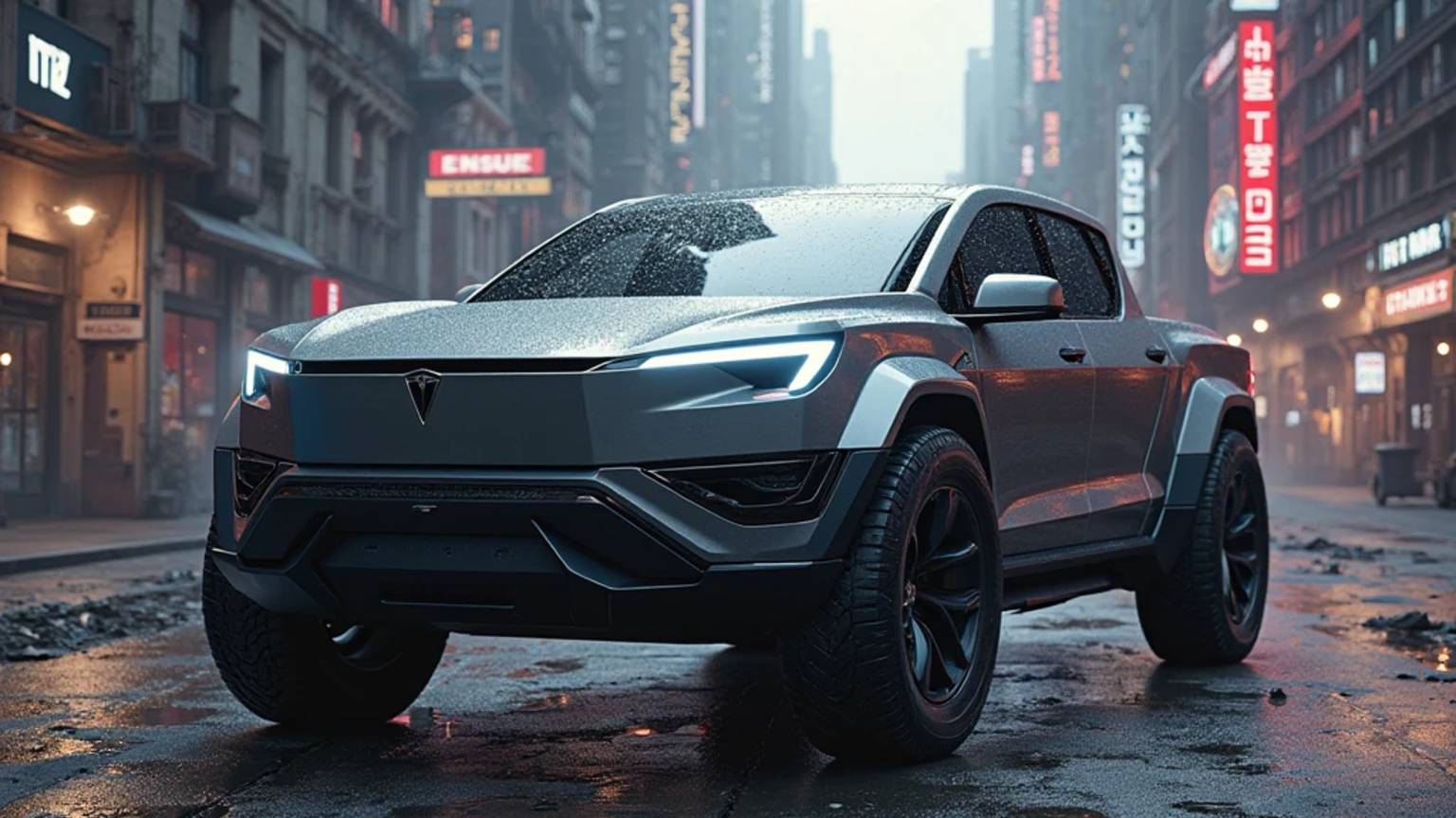 2025 Tesla Cybertruck — Революционный Электрический Пикап с Уникальным Дизайном и Высокой Производит