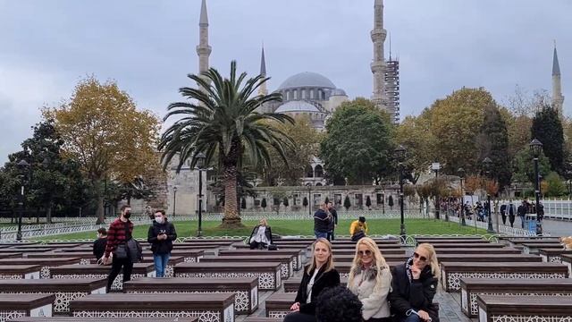 Площадь Султанахмет в ноябре 2020