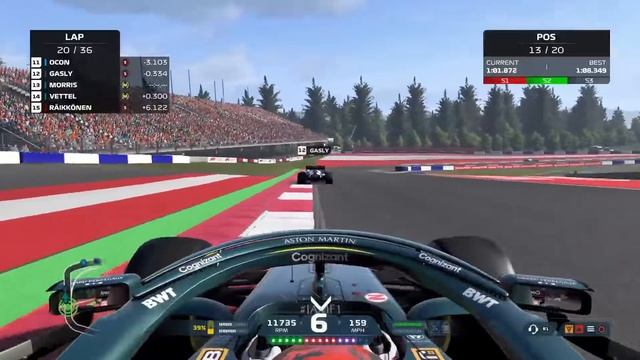 F1 2021 Aston Martin Career Mode Part 3 Austria Grand Prix #F12021Game #F12021MyTeam #F12021Career
