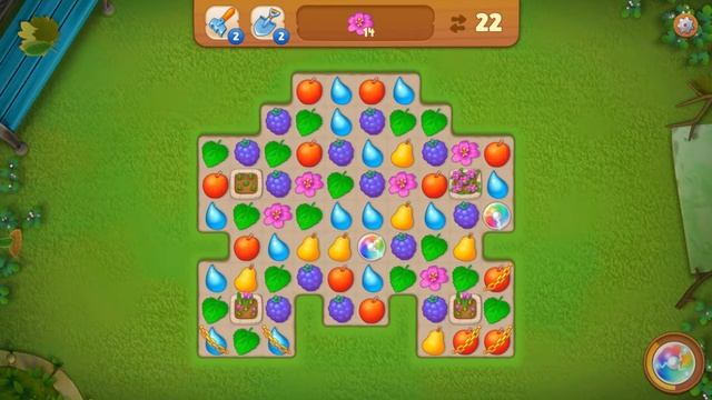 Gardenscapes Level 58 HD 1080p смотреть онлайн