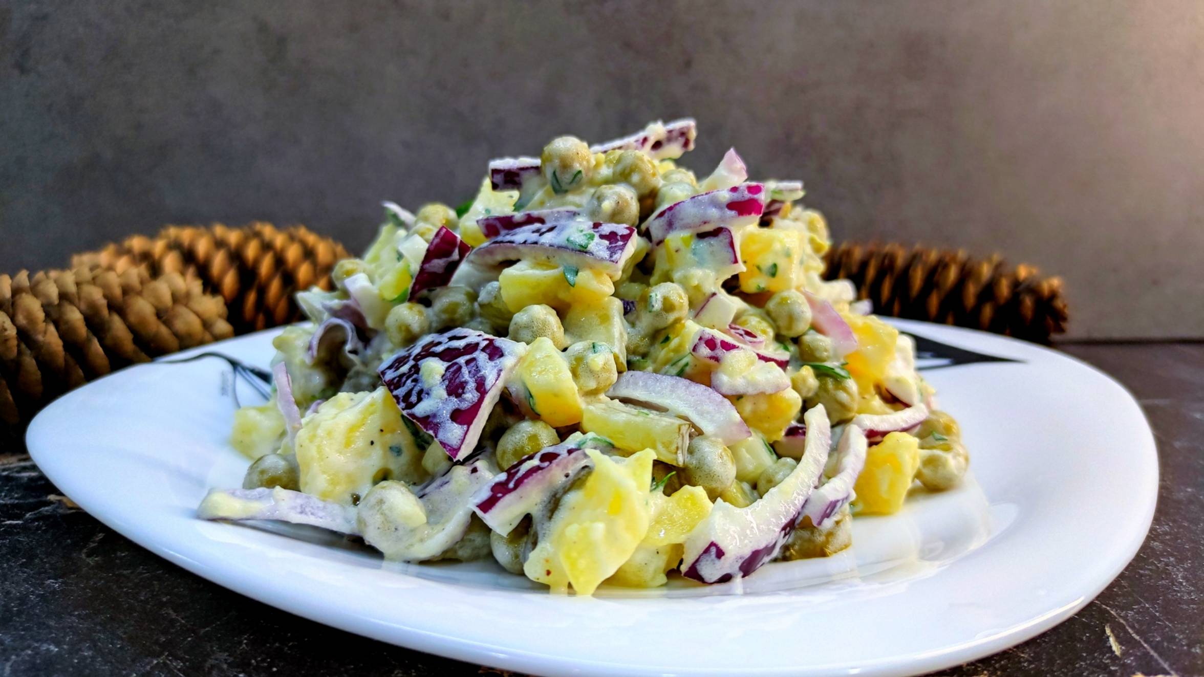 Очень вкусный салат. Рецепт салат с картошкой и огурцами. САЛАТ.