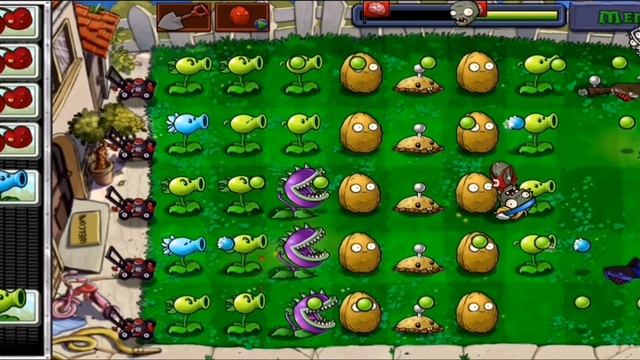 растения против зомби (мини игра) смотреть онлайн