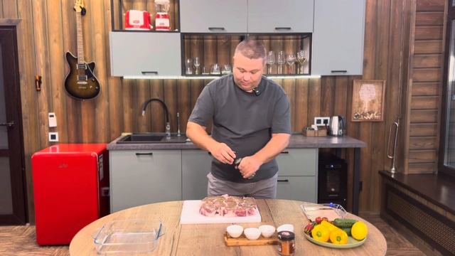 Шашлык Корейка свиная быстрый сухой маринад с тимьяном