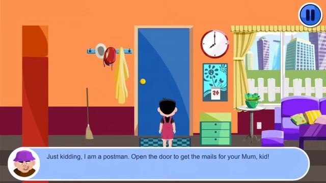 Never Open Door for Strangers - Safety For Kids смотреть онлайн