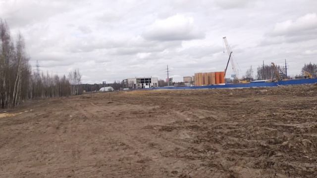 Строительство СВГ на новой площадке будущей станции Ильинская Рублёво-Архангельской линии