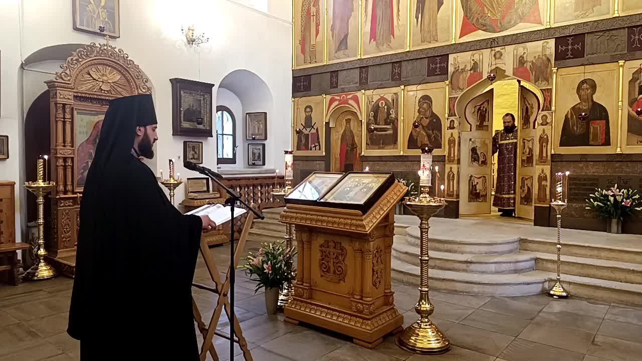 Неделя 5-я Великого поста. Преставление свт. Тихона, патриарха Московского и всея Руси.