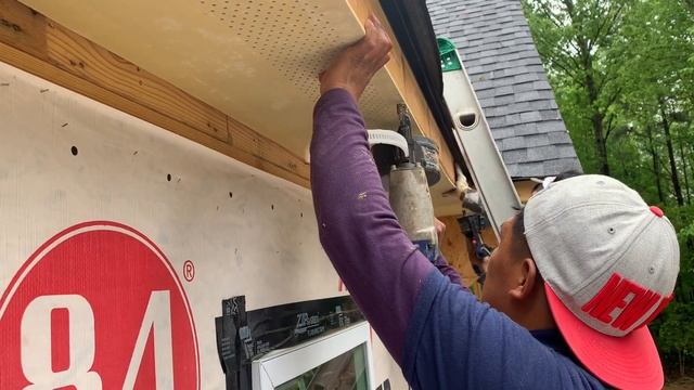 Como instalar soffit y fasha de cemento. How to buil soffit and fasha concrete