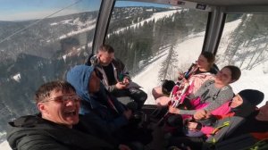 "Поехавшие" в Шерегеш закрыть сезон