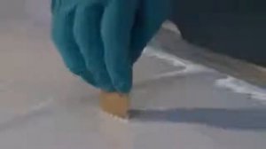 Нанесение гелькоута кистью