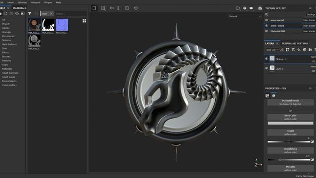 Importing Blender exported textures to Substance Painter and exporting to Unity HDRP