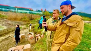 Телеканалы ТВЦ, ПЕРВЫЙ КАНАЛ, ВЕСТИ РОССИИ в Тайгане! Все снимают сюжеты о выпуске спасенных птиц!