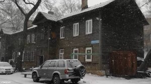 Снег во Владивостоке, мыс Чуркин