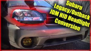Улучшение фар Subaru Legacy/Outback в JDM
