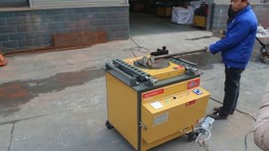 станок для гибки арматур GWC42/Как работает гиби арматуры