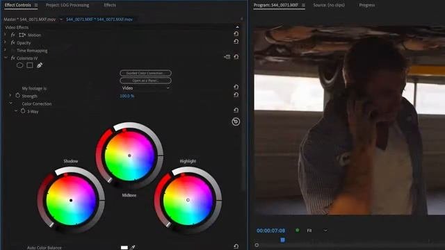 LUT Processing In Colorista IV
