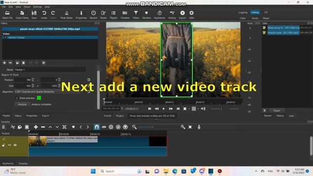 How to do motion tracking in shotcut смотреть онлайн