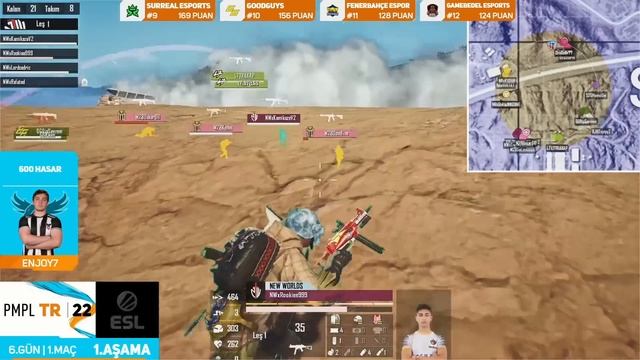 HAMSİ G İMKANSIZI BAŞARDI !! / PUBG MOBİLE ESPOR / PMPL TR / #S2GGANG