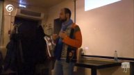 Лёша Миняйло на встрече клуба "Чердака ноосферы".