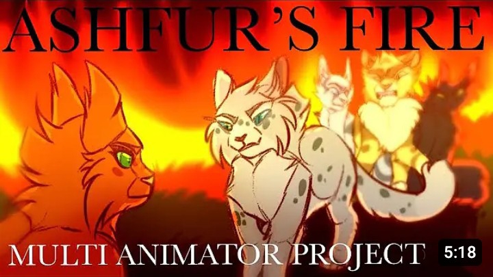 ASHFURS FIRE  COMPLETE Voice Acted Warriors MAP ОГОНЬ УГОЛЬКА КОТЫ-ВОИТЕЛИ ПЕРЕЗАЛИВ