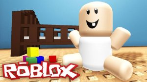 Roblox вернулся в прошлое и стал младенцом Часть 1