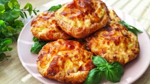 Идеальные слоеные пирожки с картошкой и курицей 🍗 Съедаются мгновенно!