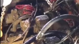 Демонтаж АКПП с погрузчика HITACHI