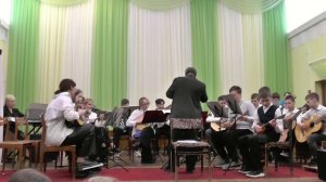 Оркестр ДШИ - Отгон Иван (электробалалайка) - Т.Альбиони - Адажио, руководитель-дирижёр Царенко Н.В