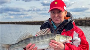 Рыбалка в Астраханской области в марте 2025.