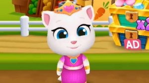 Принцесса Анджела собирает золото Talking Tom Gold Run | Мультик Бегалки для малышей