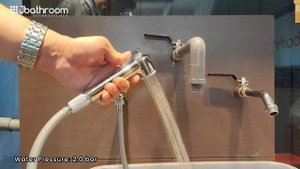 GROHE 26358000 Tempesta-F Trigger Spray 30 wall holder set with self-closing angle valve, 1 spray