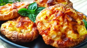 Выпечка на скорую руку 🔥 Слоеные пирожки с курицей и картошкой! Пальчики оближешь! Просто и очень в
