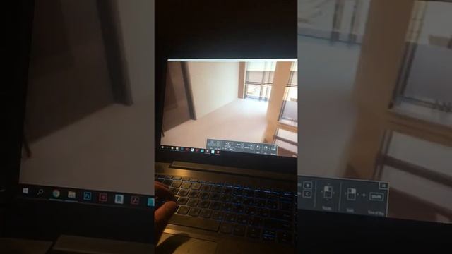 Enscape. 3D тур по проекту частного дома с гаражом.
